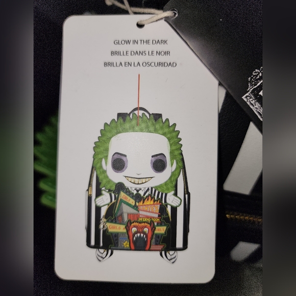 Beetlejuice POP! by loungefly  Glow in the dark mini backpack main image 6